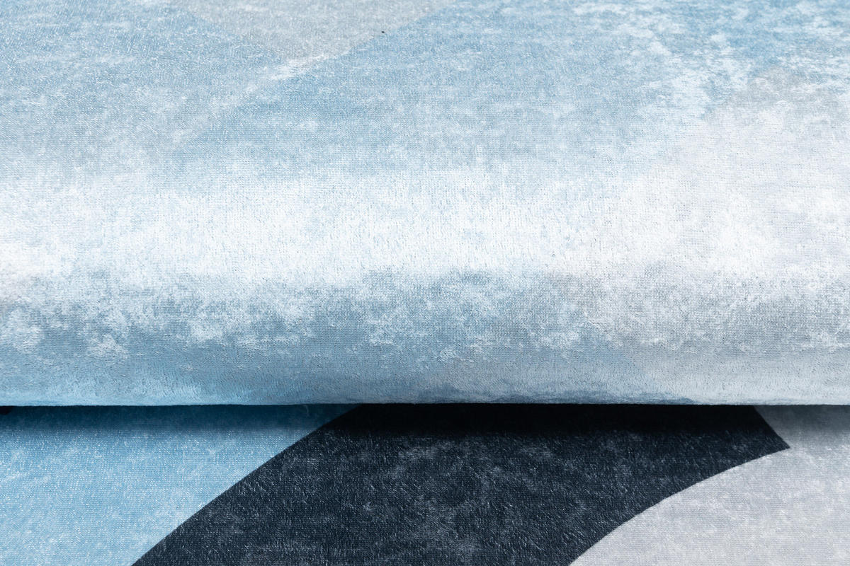 TEPPICH EMMA Blau 140/200 cm - Blau, Kunststoff (140/200cm) - Tapiso