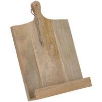 REZEPTBUCH-HALTER Basic Braun 24/5.5/37.5 cm Holz - Braun, Holz (5.5/37.5/24cm) - Mondex