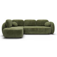 ECKSOFA Grün OLIVIO II Ausziehbar Links - Grün, Textil (289/190cm) - Sepro Meble