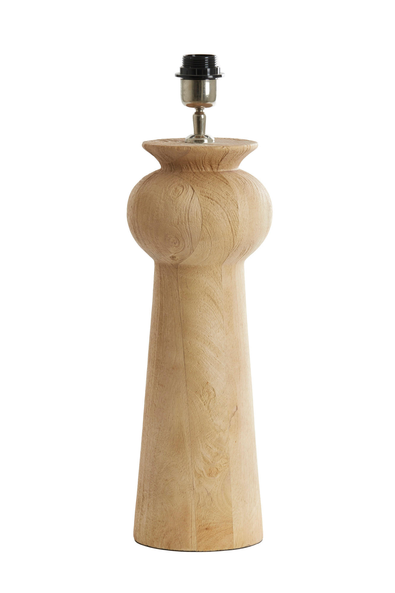 LAMPENFUSS Baglio Braun Ø19/45 cm - Braun, Holz (19/19/45cm) - Light & Living