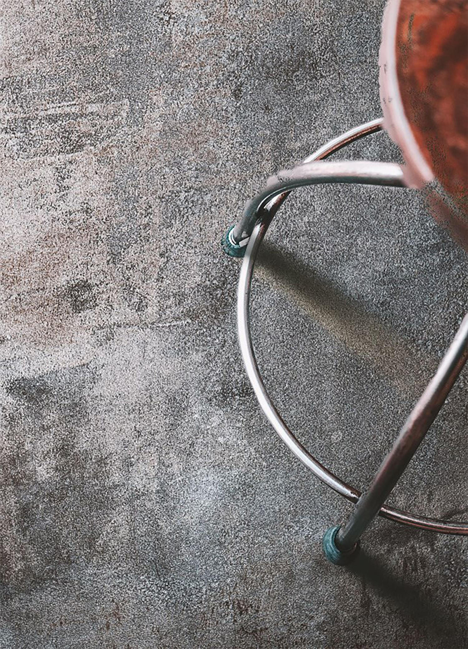 VINYL TEPPICH 120x180 cm Verrostetes Blech - Grau, Kunststoff (120/180cm) - TULUP