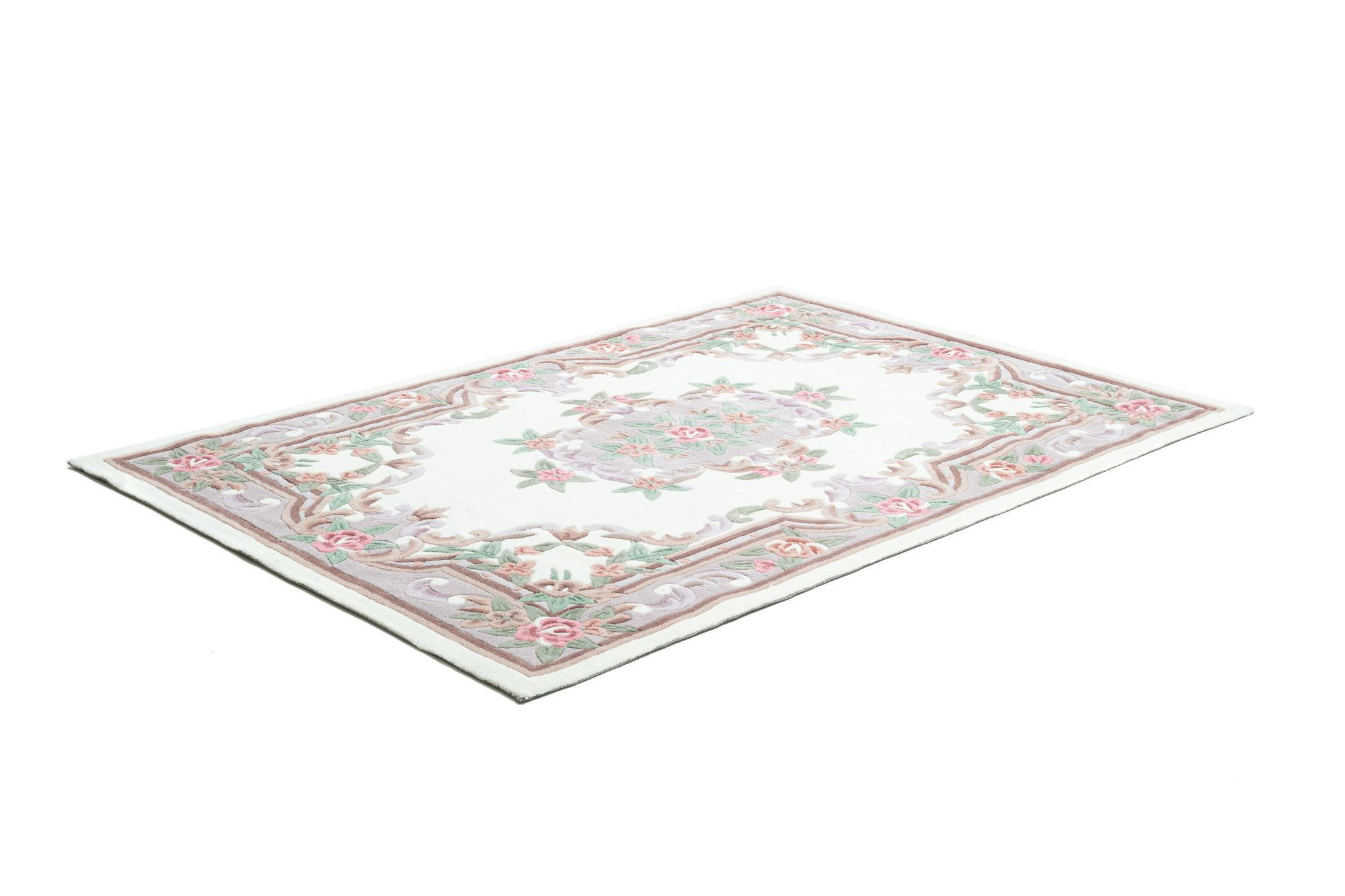 HANDTUFTTEPPICH Ming 120x180 cm - Beige, Textil (120/180cm) - THEKO