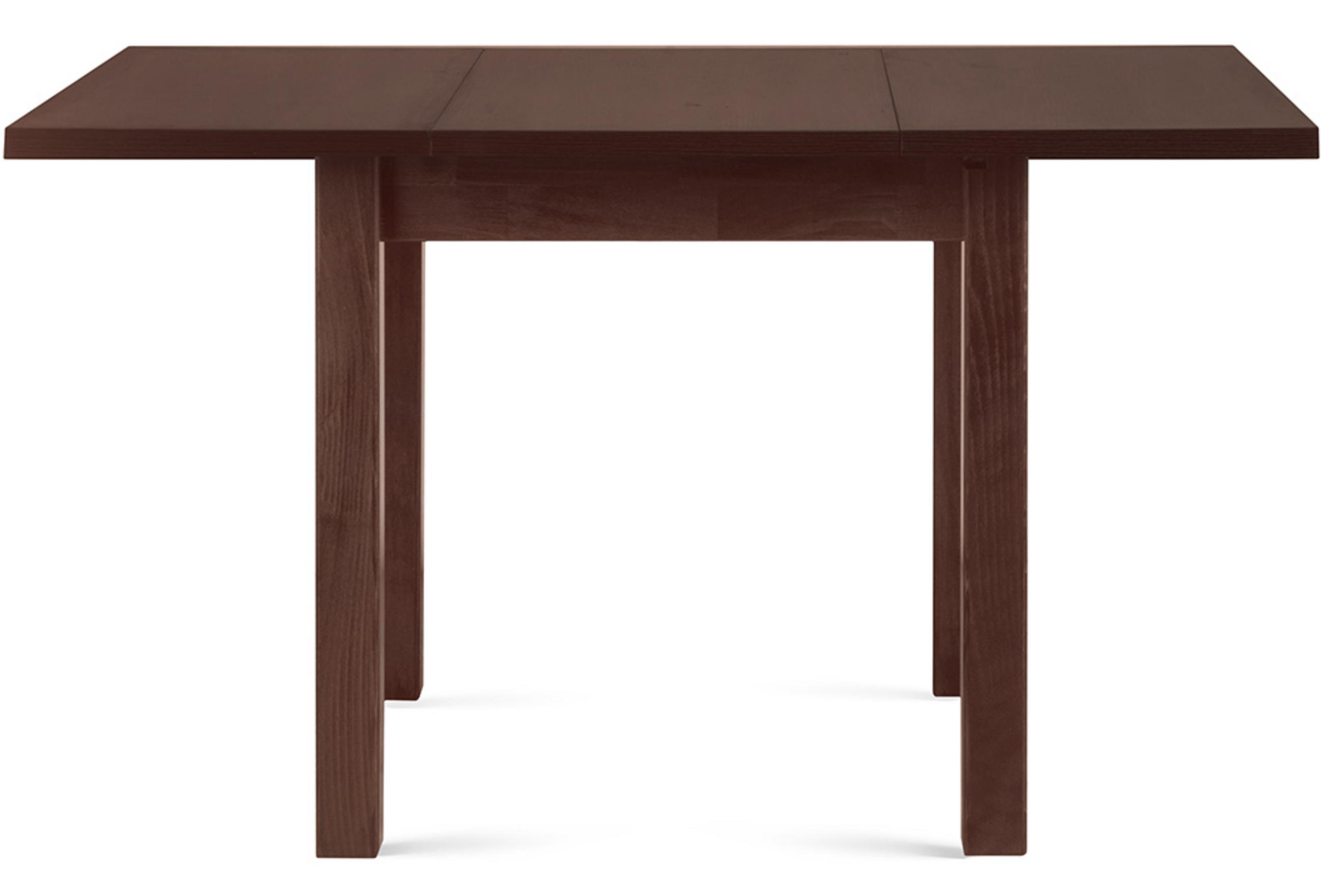 ESSTISCH SALUTO ausziehbar bis 110cm quadratisch, Kastanienbraun - Braun, Holz/Buchenholz (80/80/76cm) - KONSIMO®
