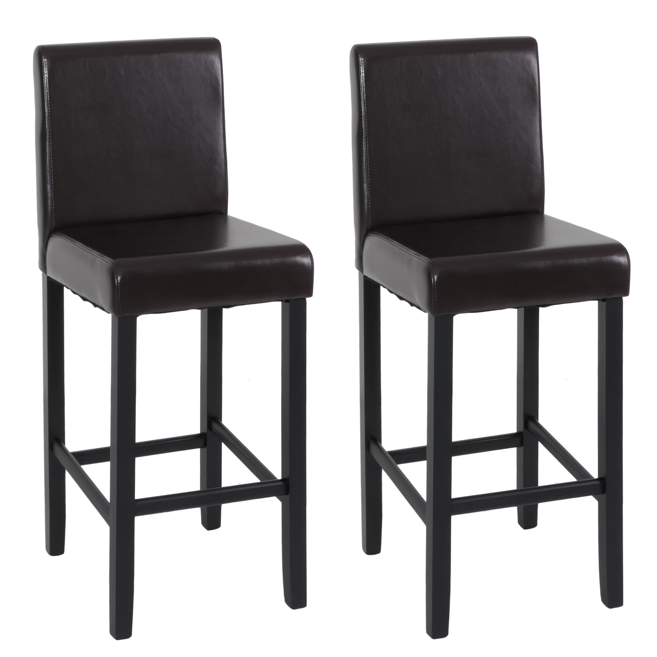BARHOCKER Braun 2er-Set - Braun, Holz (41/112/37cm) - MCW