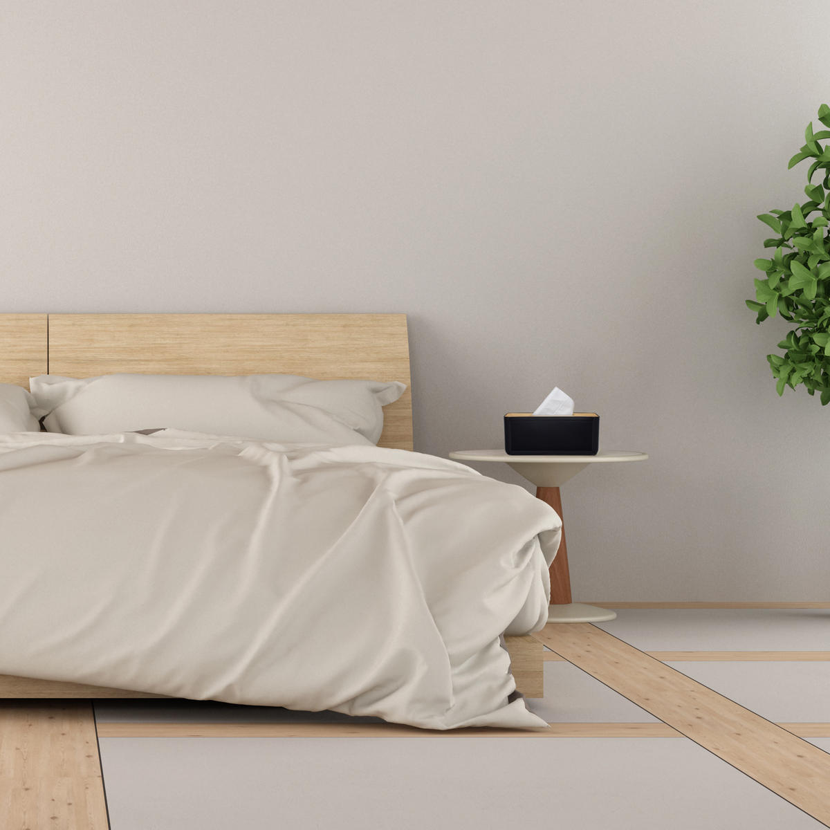 KOSMETIKTÜCHERBOX - Schwarz, Holz/Kunststoff (13/23/10cm) - Relaxdays