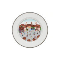 FRÜHSTÜCKSTELLER DORF Design Naif bunt ø 21 cm - Multicolor, Keramik (21cm) - Villeroy & Boch