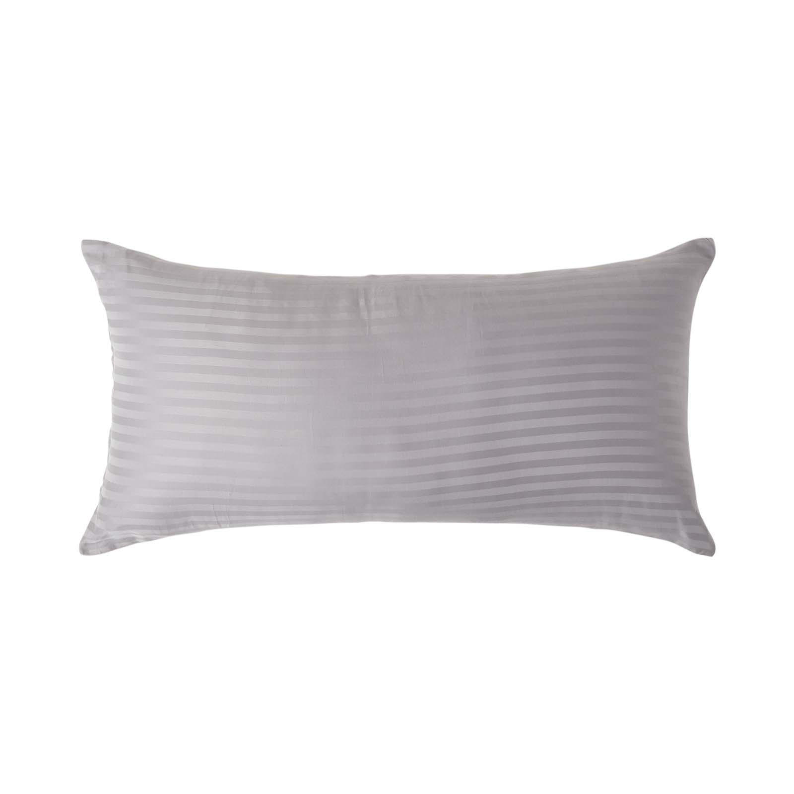 KISSENBEZUG Damast, Ägyptische Baumwolle, Fadendichte 330 - Grau, Textil (40/80cm) - Homescapes
