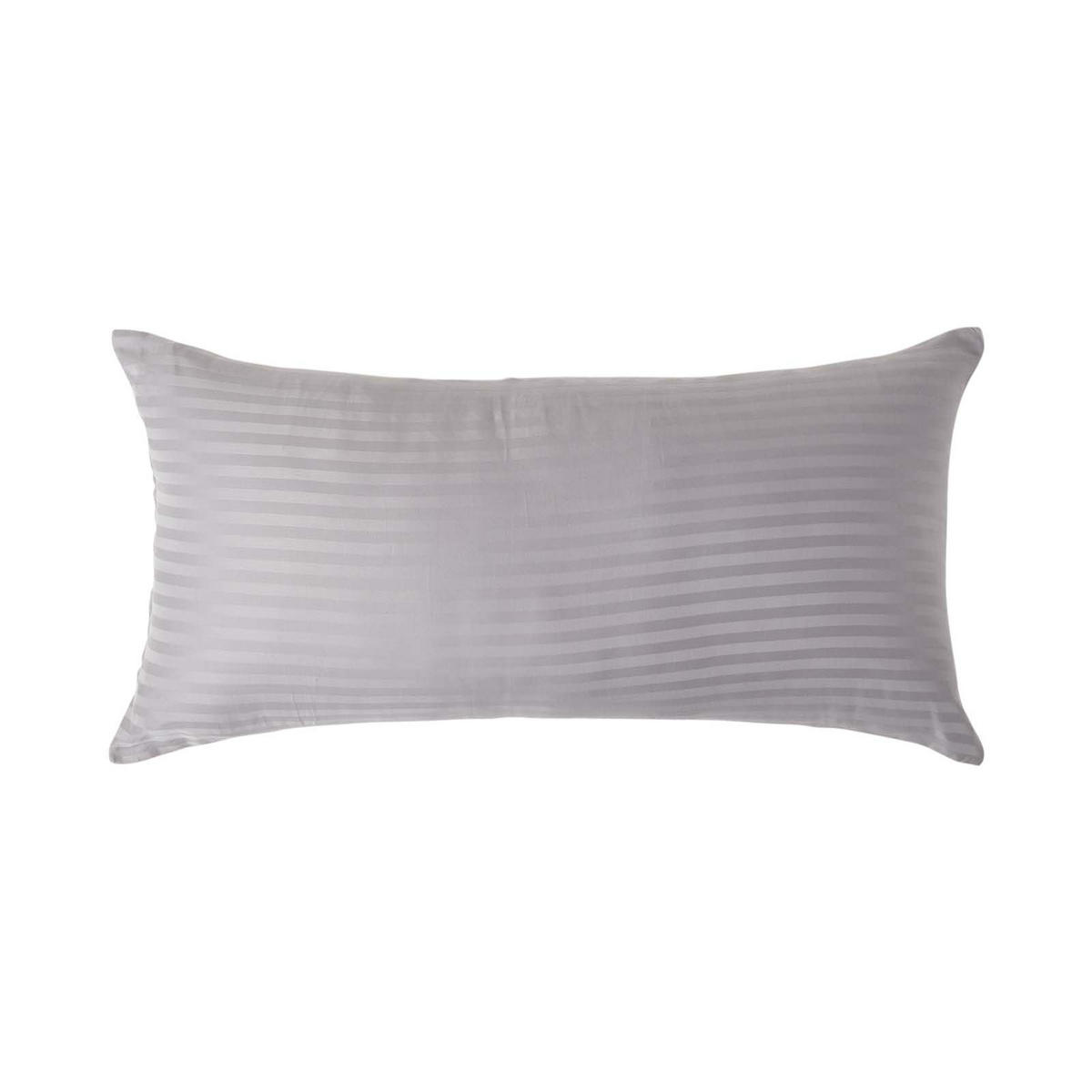 KISSENBEZUG Damast, Ägyptische Baumwolle, Fadendichte 330 - Grau, Textil (40/80cm) - Homescapes