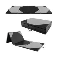 GYMNASTIKMATTE Grau - Grau, Leder (117/300cm) - COSTWAY
