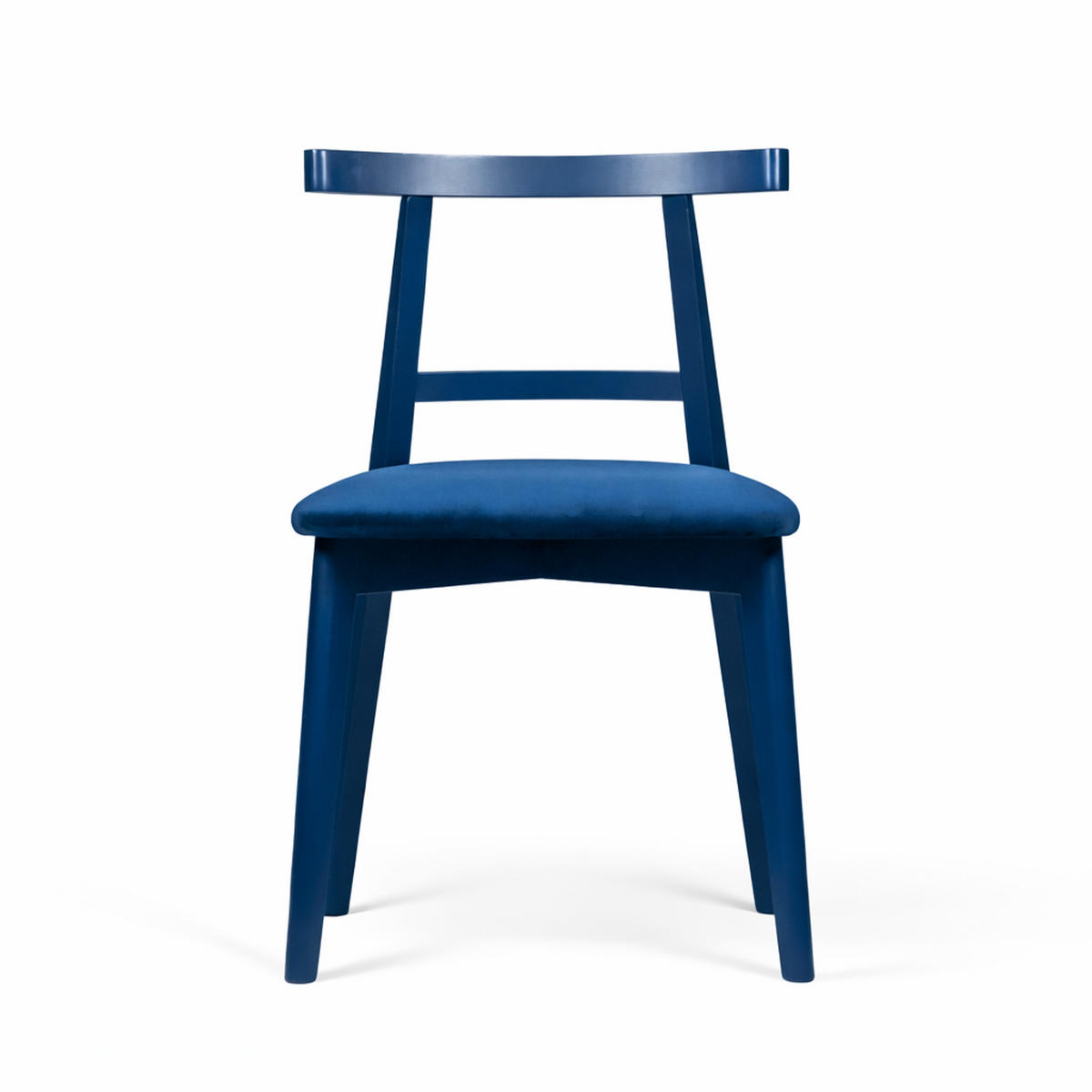 STUHL Angela 76 x 47 x 48 cm, blau - Blau, Metall (47/76/48cm) - Margaret Hadas24