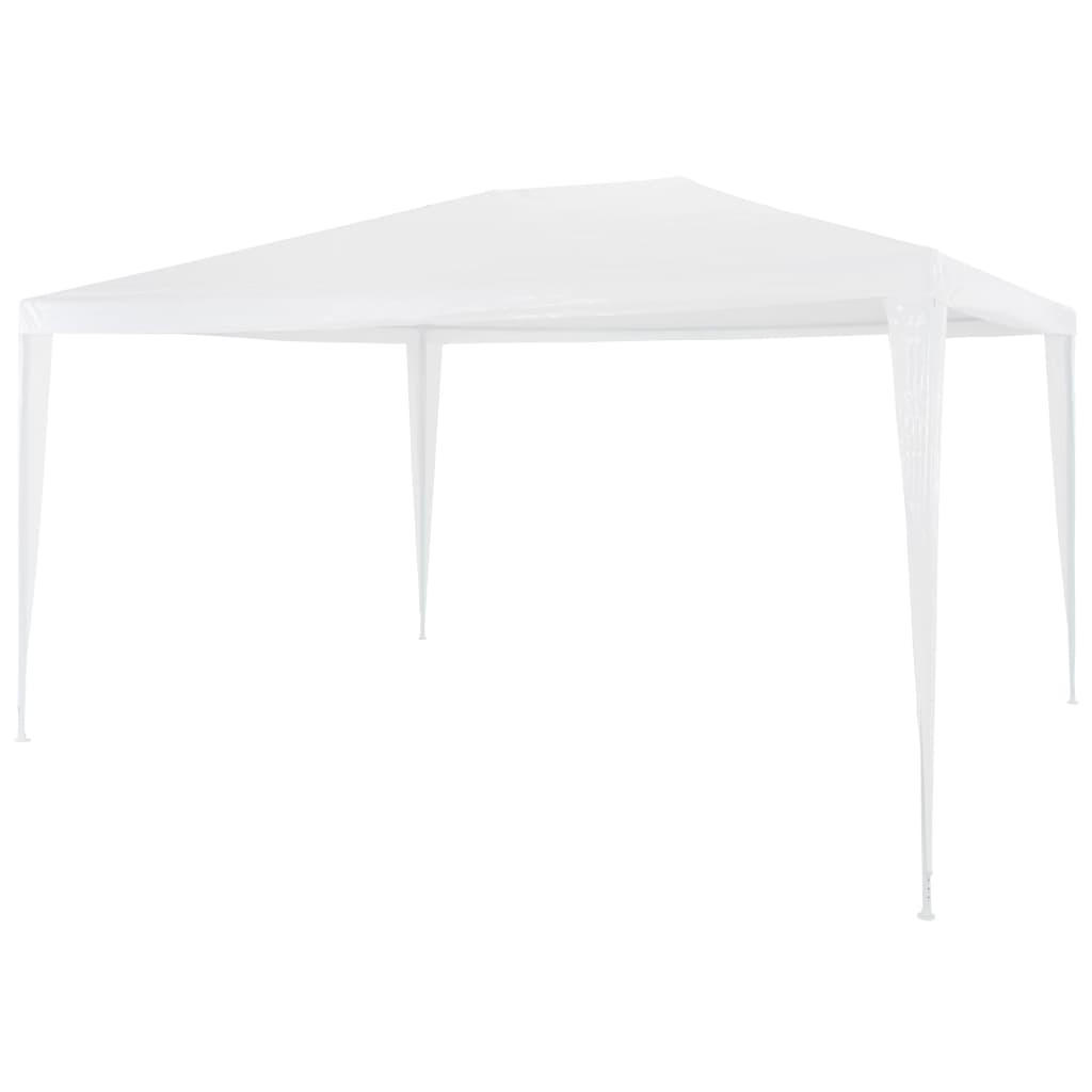 PARTYZELT 3/4 M Weiss - Weiß, Kunststoff (300/255/400cm) - vidaXL