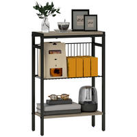BEISTELLTISCH Grau 1 Stück - Grau, Naturmaterialien (43/18/62.5cm) - GiPP