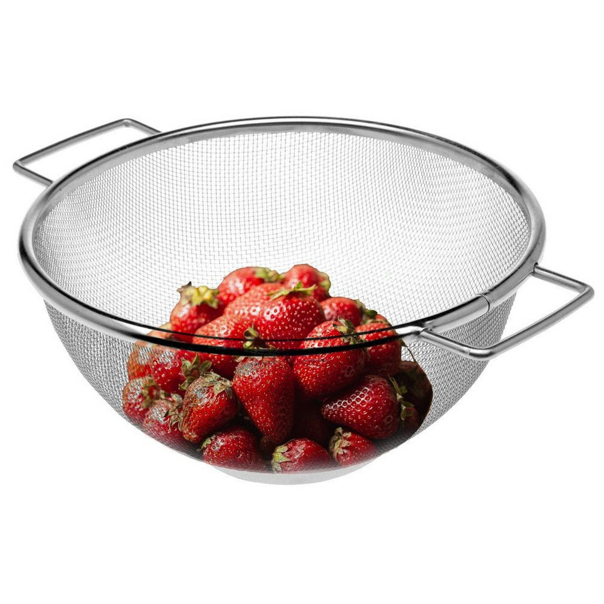 KÜCHENSIEB Silber 20 cm - Silberfarben, Metall (20cm) - Excellent Houseware