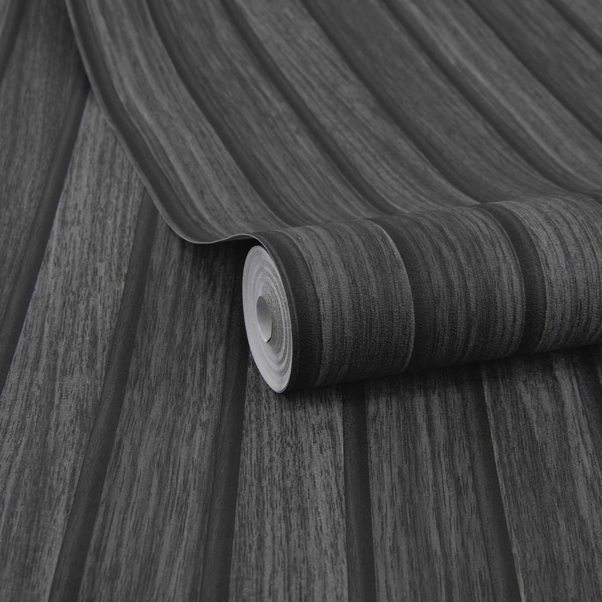 VLIESTAPETE - Wood Strokes Grau - Grau, Papier/Kunststoff (52/1000cm) - Easy Decor