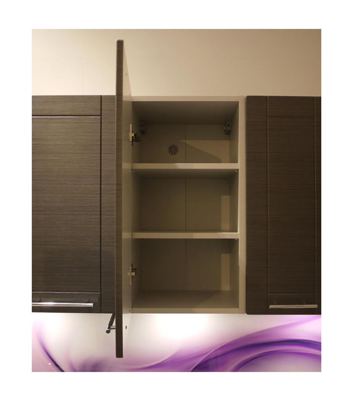 KÜCHENHÄNGESCHRANK Salo W2/30 Kaschmir Matt / Weiß 30 / 32,5 / 72cm - Kaschmir/Weiß, Holz/Holzwerkstoff (30/72/32.5cm) - Feldmann-Wohnen
