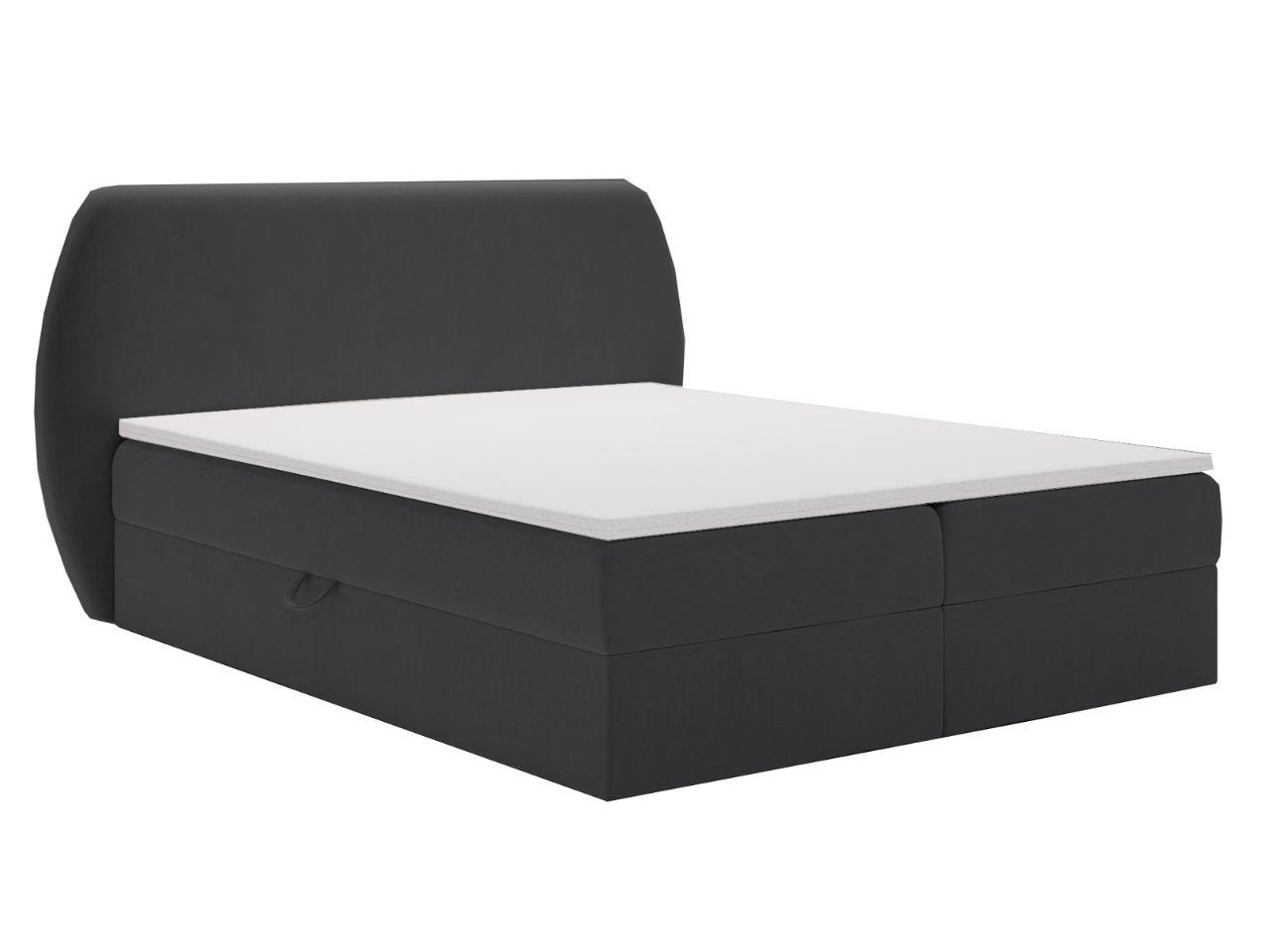 Graingold Boxbett Schwarz 140x200 cm