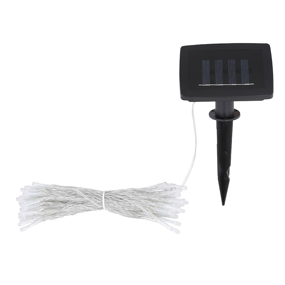 LED AUSSENLEUCHTE Solar Schwarz 120x LED - Schwarz, Kunststoff (2000/0.4/27cm) - Globo Lighting