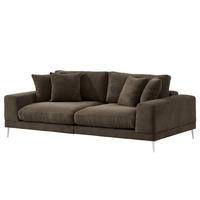 3-SITZER SOFA - Braun, Textil (243/92/103cm) - home24