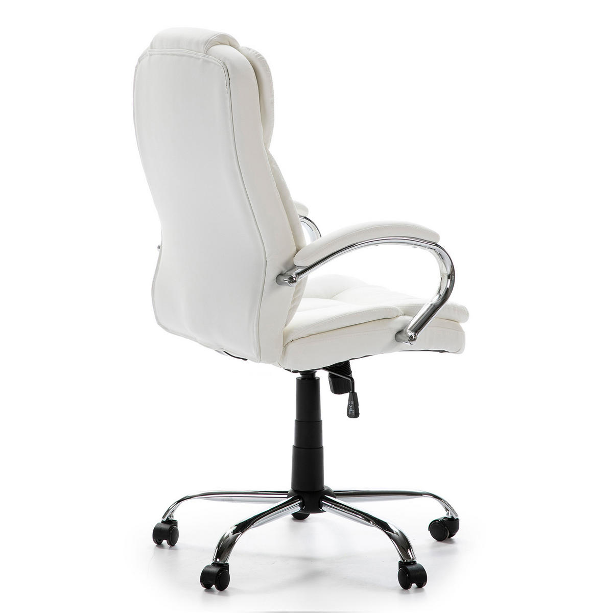 DREHSTUHL Nixon Weiße Farbe - Weiß, Fell (77/114/65cm) - VS Venta-stock