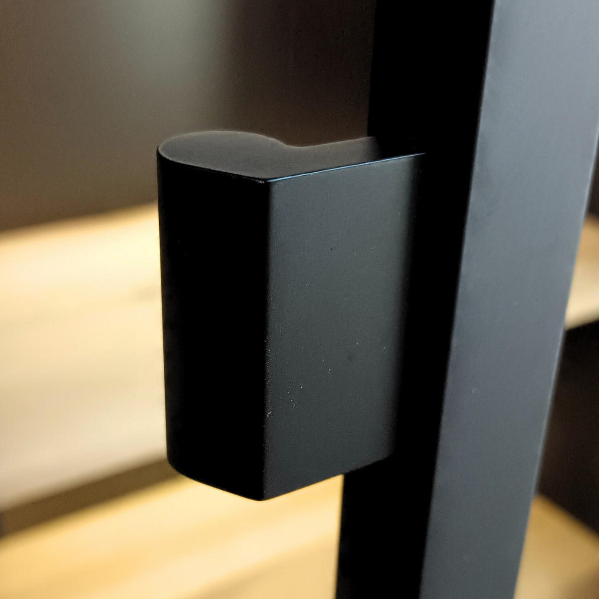 VITRINENSCHRANK aus Holz Bar Wein Schrank CARLA III - Eichefarben, Holz (100/200/45cm) - Rawood Furniture