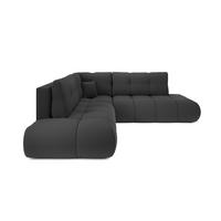 ECKSOFA DUCA II L-S Grau Jersey mit Schlaffunktion - Grau, Holz (266.5/266.5cm) - MASSENO