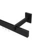 INNENLAUF-GARDINENSTANGEN-SET Smartline Lox 160 cm, 1-läufig, 14x35 mm Schwarz - Schwarz, Metall (160cm) - INTERDECO