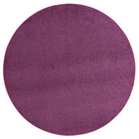 HOCHFLOR VELOURS TEPPICH LUNA RUND - Lila, Textil (200/200cm) - Snapstyle