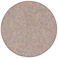 SCHLINGENTEPPICH MEMORY MELIERT RUND - Braun, Textil (100/100cm) - Snapstyle