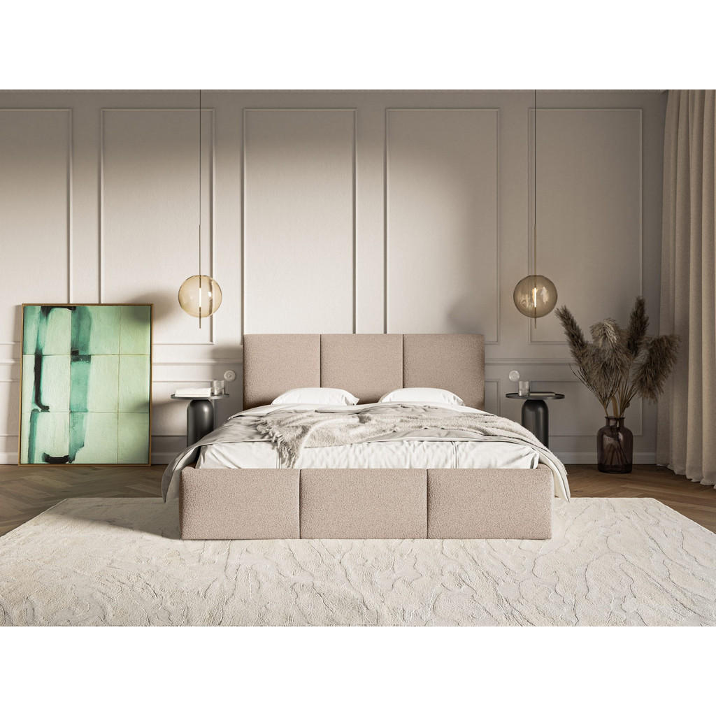 Thumbnail - Fedve Polsterbett, Beige, Textil, 180x200 cm, Schlafzimmer, Betten, Polsterbetten