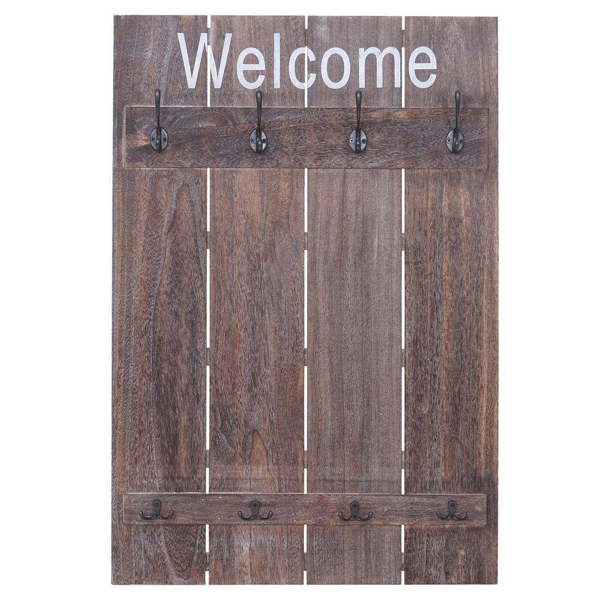 WANDGARDEROBE WELCOME SHABBY Braun - Braun, Holz (60/90/8cm) - MCW