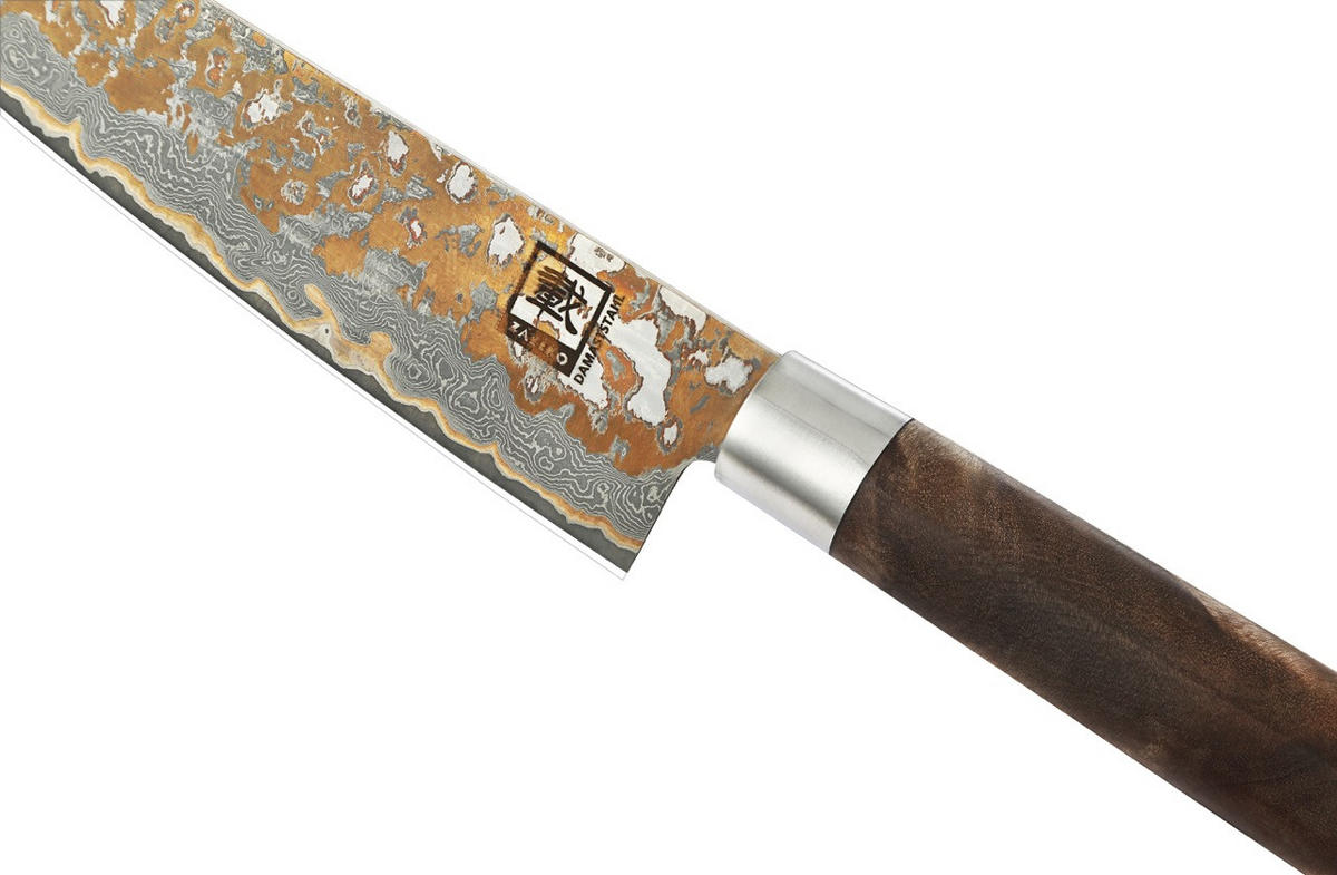 CHEFMESSER MysticMagma - Edelstahlfarben/Ahornfarben, Holz/Metall (33cm) - Zayiko