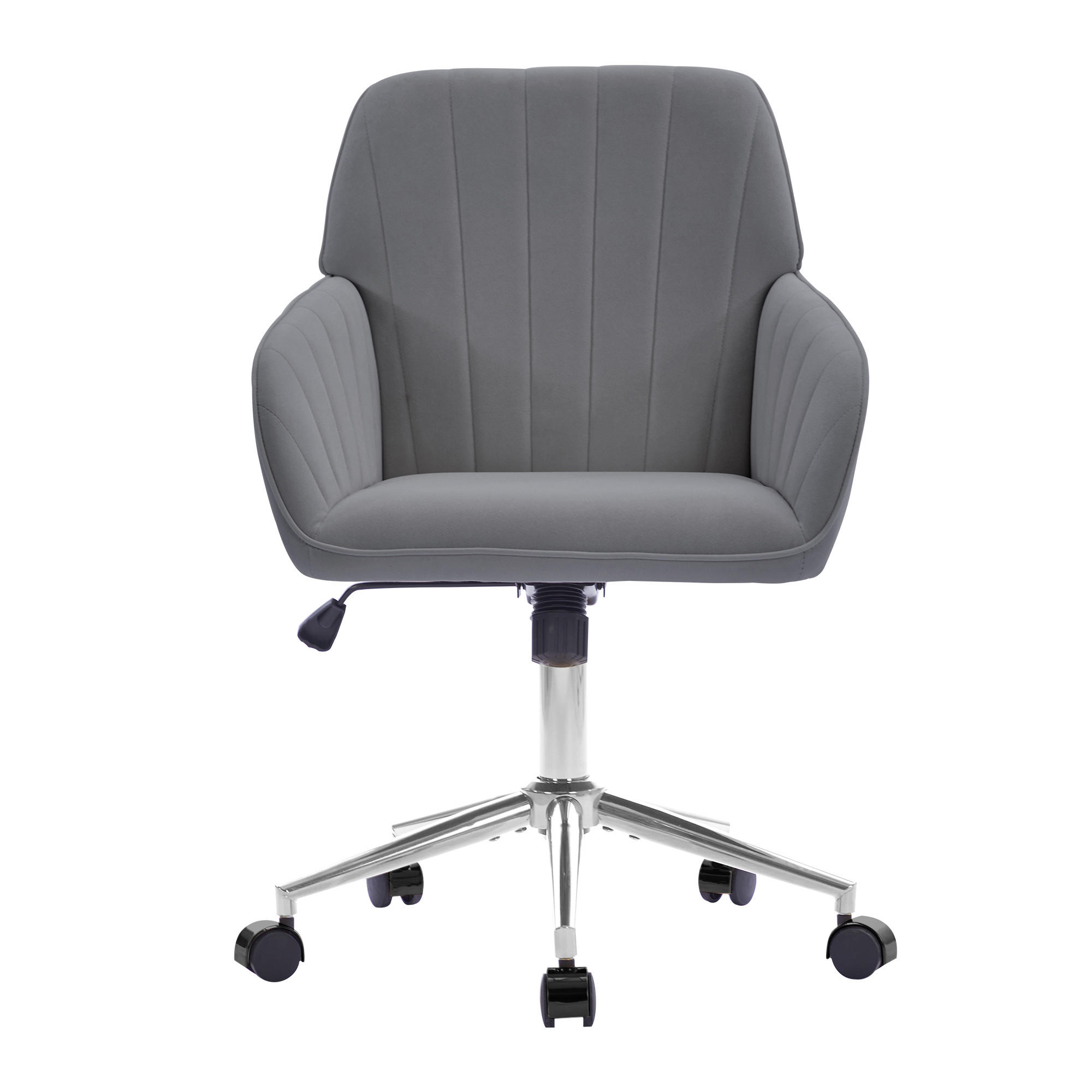 BÜRODREHSTUHL Grau 62/60/97 cm - Grau, Metall (62/97/60cm) - PANGIVO