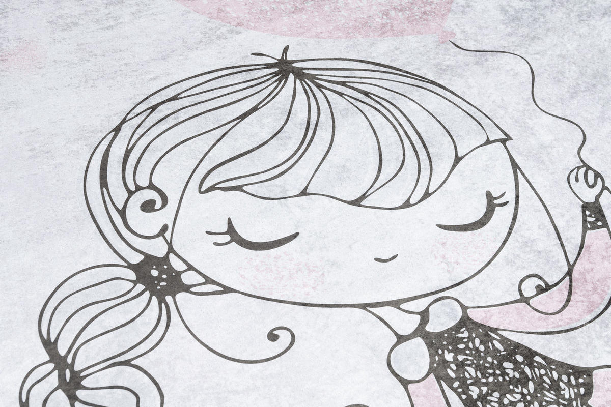 TEPPICH EMMA Grau 120/170 cm - Grau, Kunststoff (120/170cm) - Tapiso