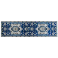 KURZFLOR-TEPPICH Parvakadli 300/80 cm - Blau, Kunststoff (80/300cm) - Beliani