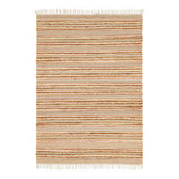 TEPPICH handgefertigt Naturmaterialien rosa - Pink, Textil (160/230cm) - AFK Living