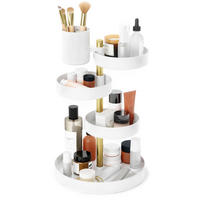 KOSMETIK-ORGANIZER Pirouette, Messing - Weiß, Kunststoff (23/35/23cm) - Umbra