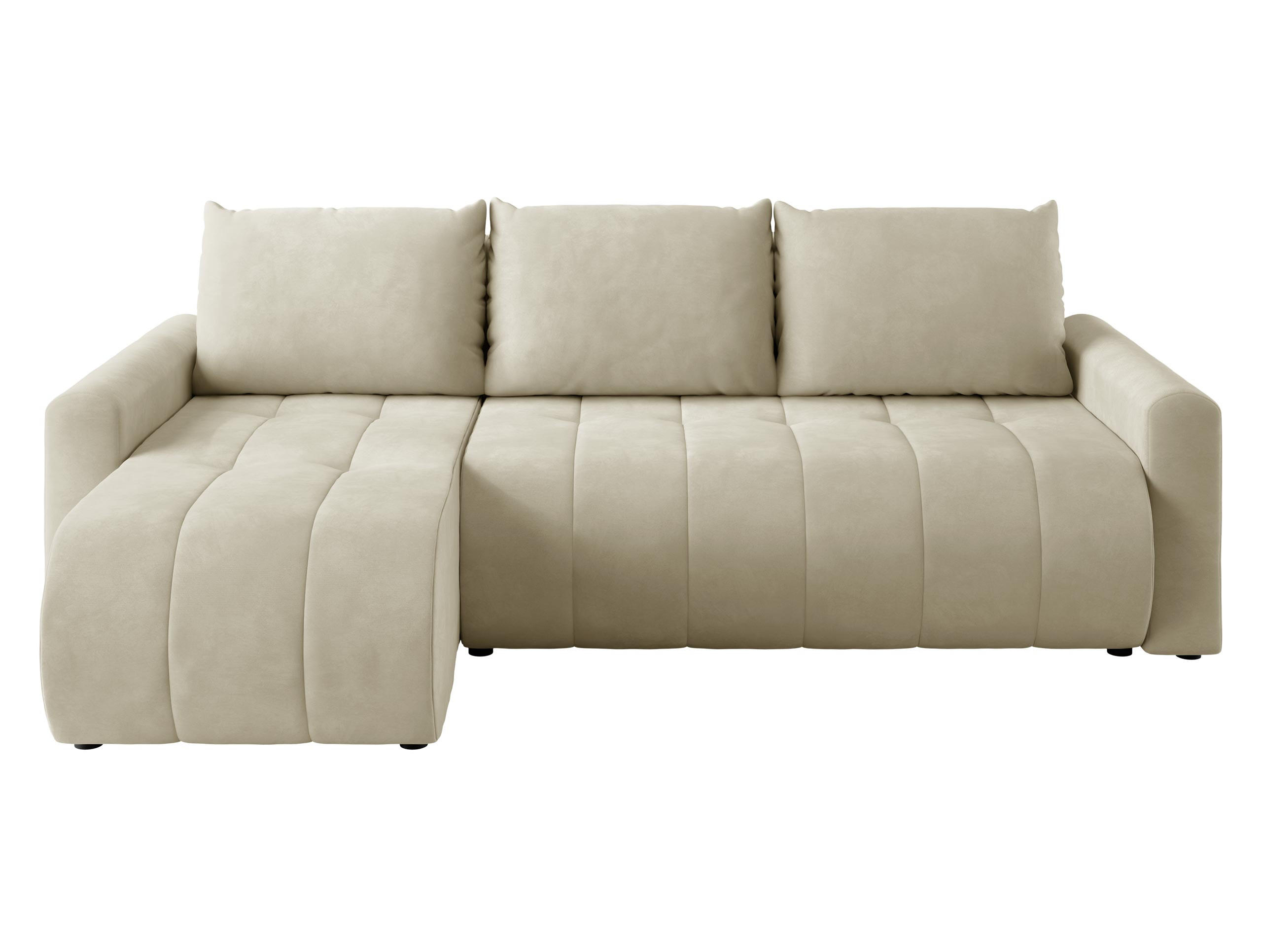 ECKSOFA Sprint - Schwarz/Naturfarben, Holz/Kunststoff (230/149cm) - MIRJAN24