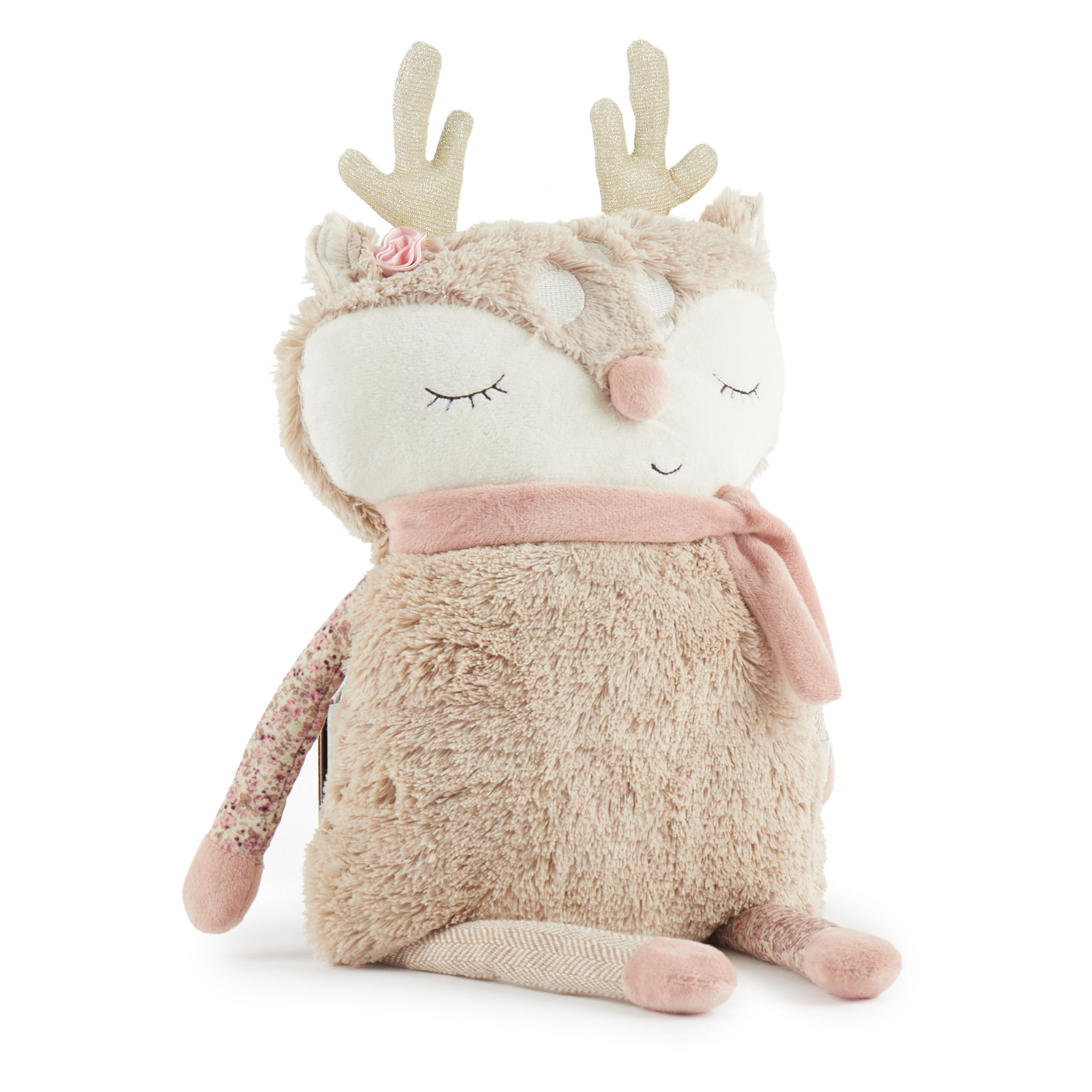 Bieco Spielwaren Kuscheltier Rosa 25x55 cm