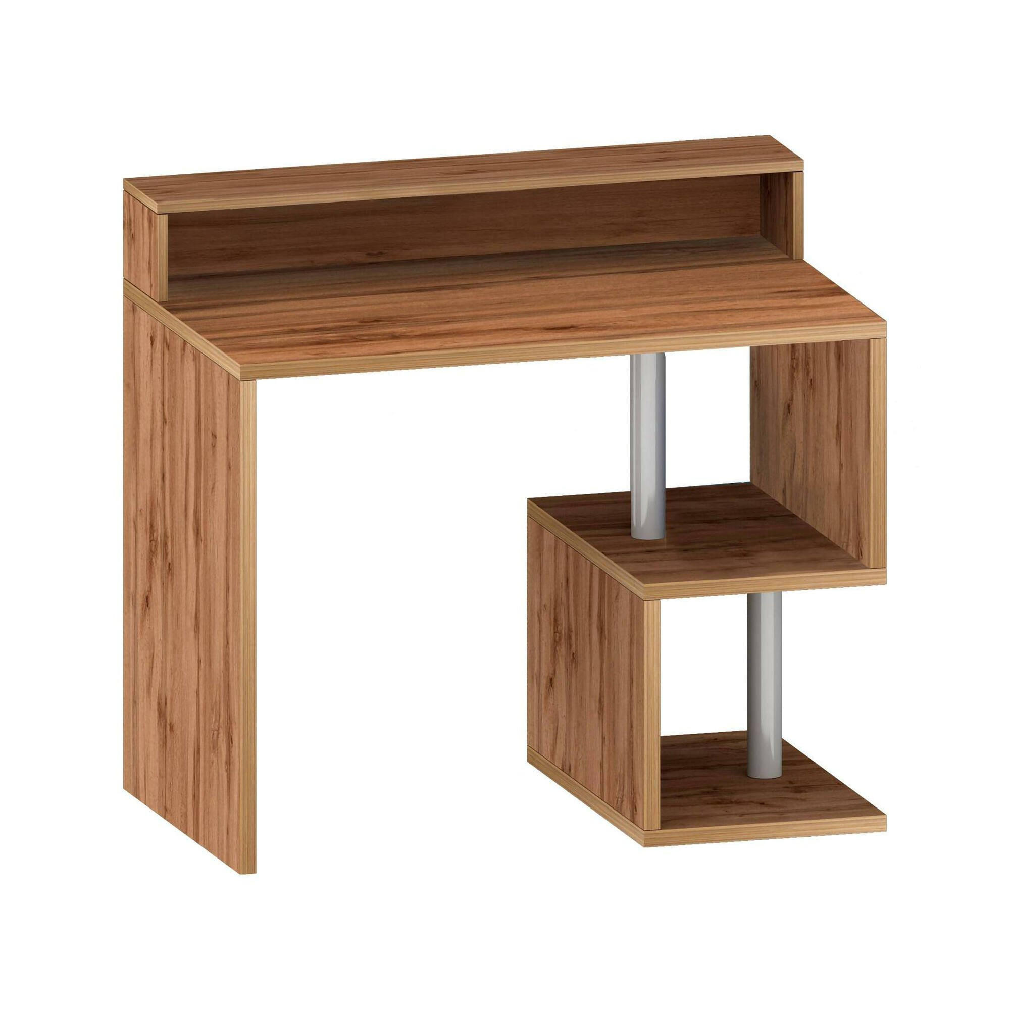 SCHREIBTISCH Eiche 50/100/93 cm - Braun, Holzwerkstoff (50/100/93cm) - DMORA
