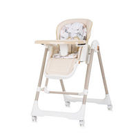 HOCHSTUHL 2 in 1 Milk Shake beige/braun verstellbar, Babyschaukel, Räder - Beige, Kunststoff (53/100/86cm) - Chipolino