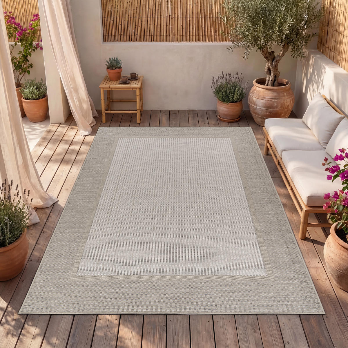 OUTDOORTEPPICH 240/340 cm Vermont 195 - Beige, Textil (240/340cm) - Paco Home