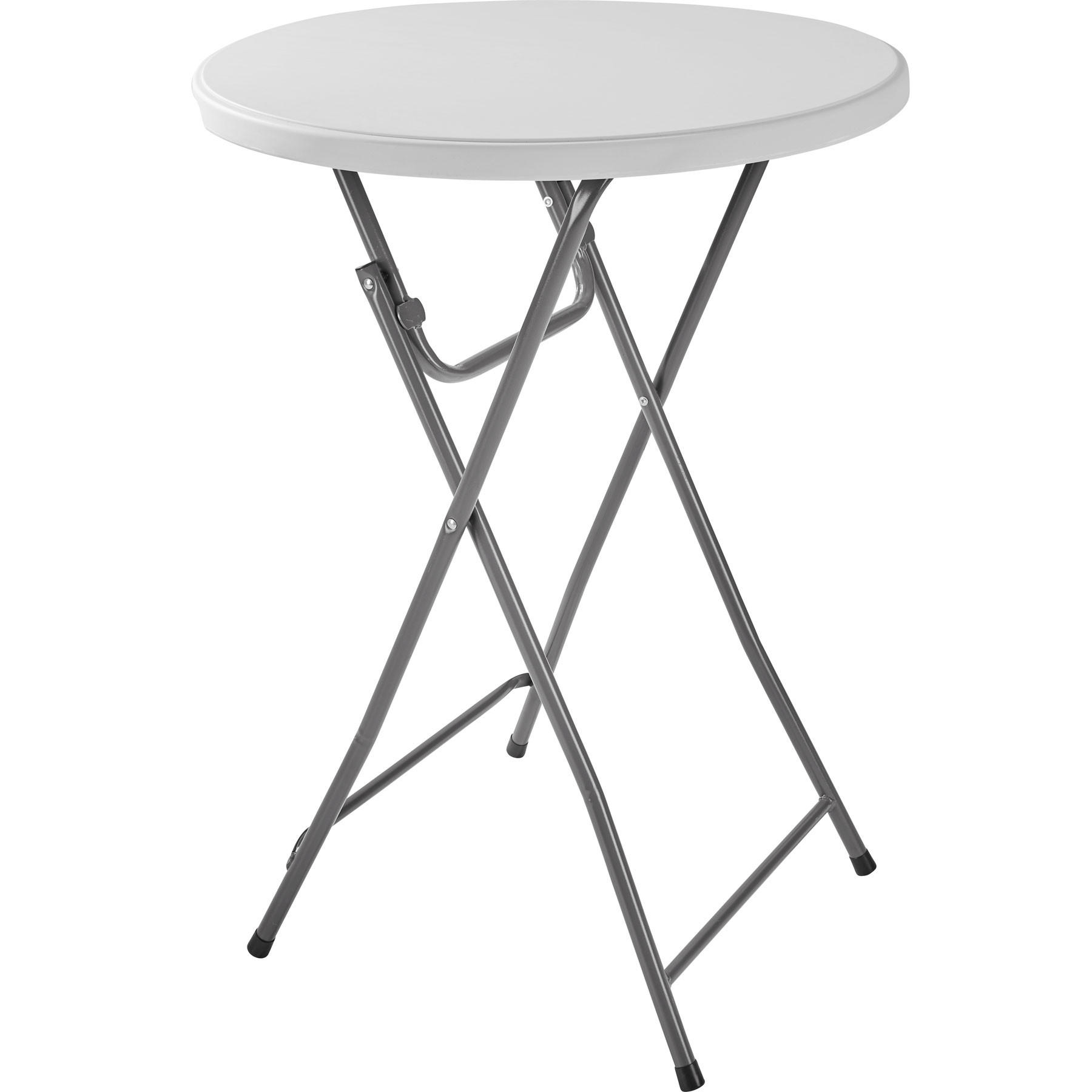 STEHTISCH Pascal,80 x 110 cm,weiß - Weiß, Metall (80/110/80cm) - tectake