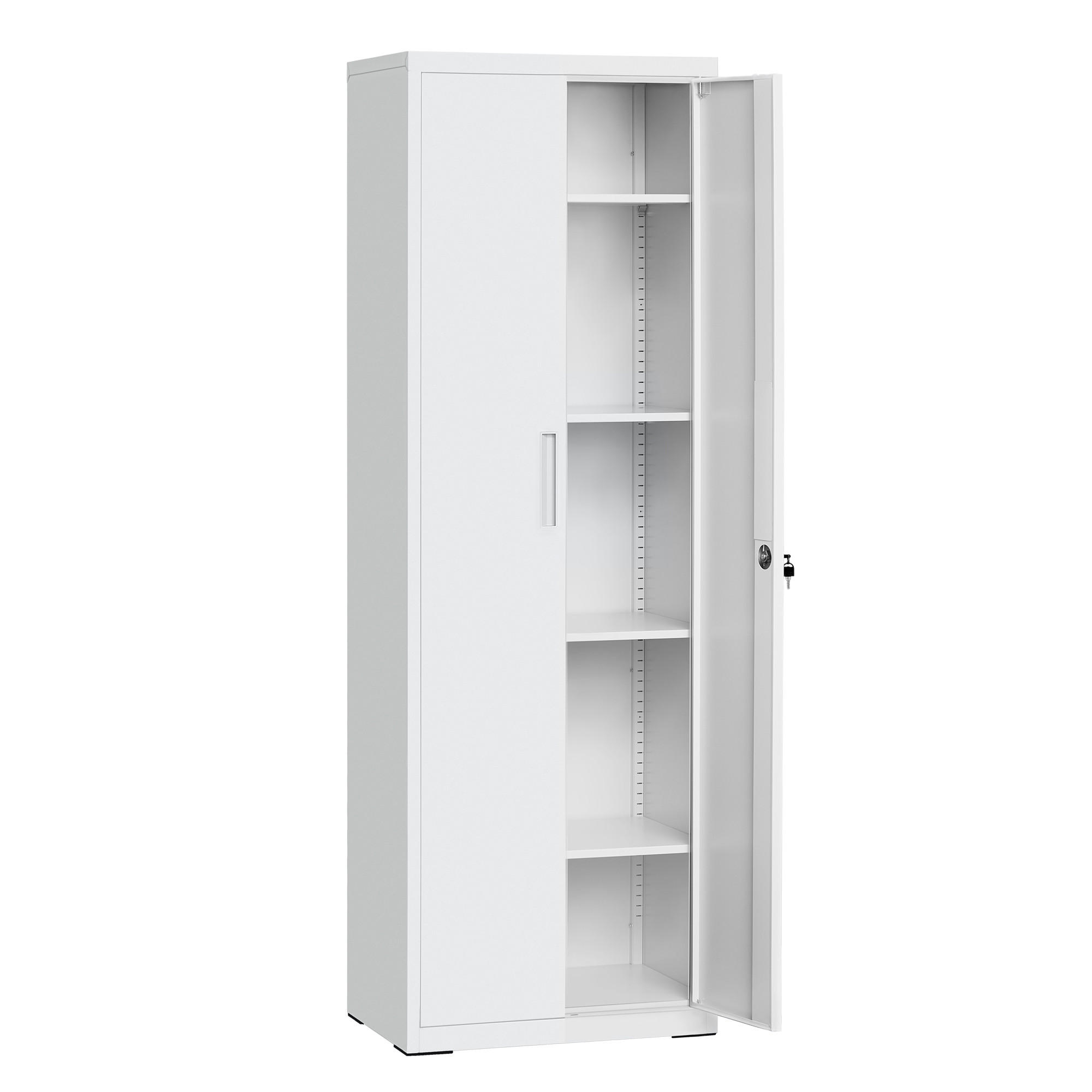 AKTENSCHRANK Berlin - Grau, Metall (41/180/61cm) - SONGMICS