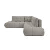 ECKSOFA DUCA II R-S Grau Jersey mit Schlaffunktion - Grau, Holz (266.5/266.5cm) - MASSENO