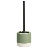 WC-BÜRSTE mit Keramikbehälter The Pastels 11,6/11,6/38 cm - Grün, Keramik (11.6/38/11.6cm) - Bathroom solutions