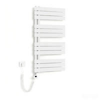 HANDTUCHHEIZKÖRPER 104,1/50 cm weiß elektrisch 600 W mit WLAN-Thermostat - Weiß, Metall (50/104/5.9cm) - S'AFIELINA