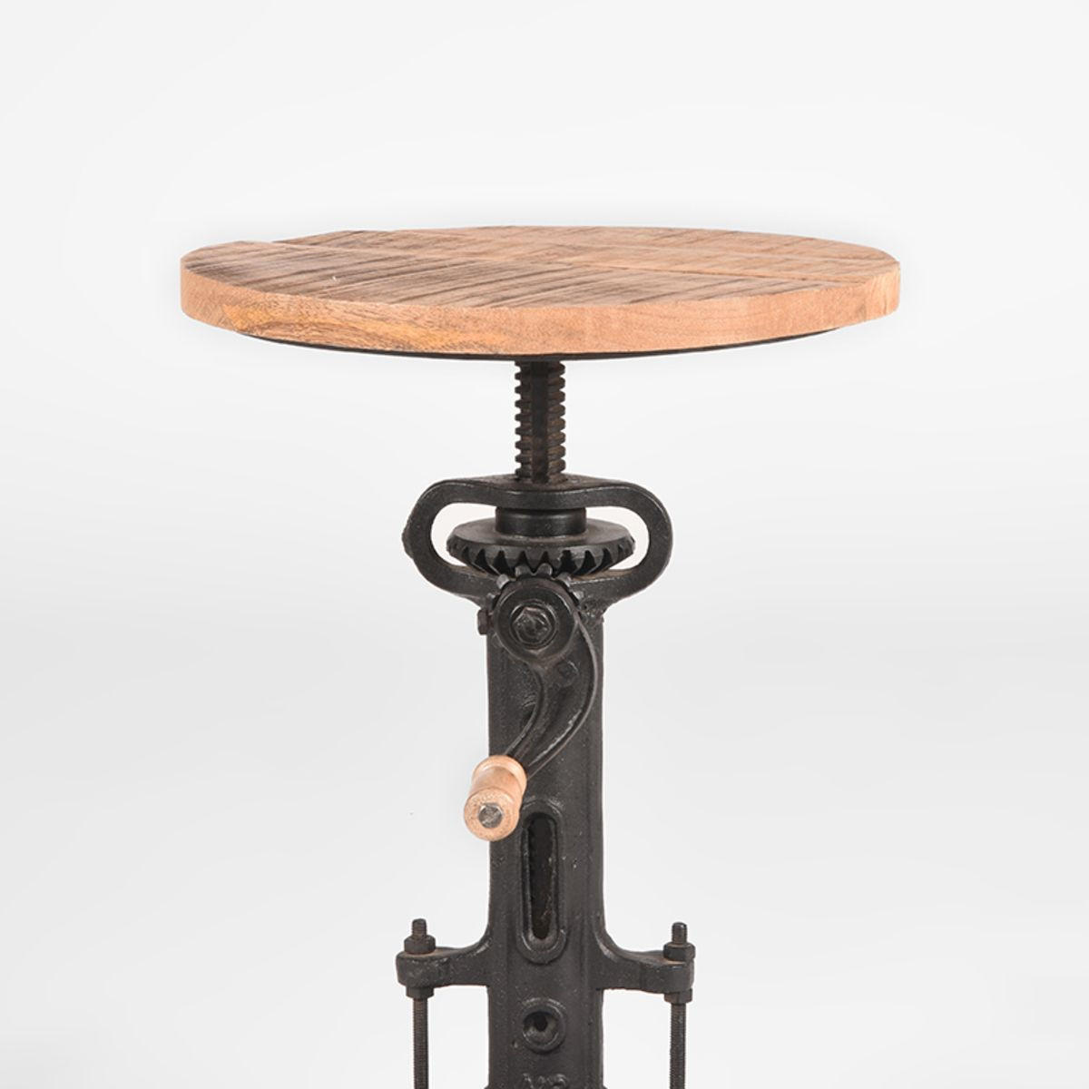 HOCKER Gautan Braun 32/32/48 cm - Braun, Holz (32/48/32cm) - LABEL51