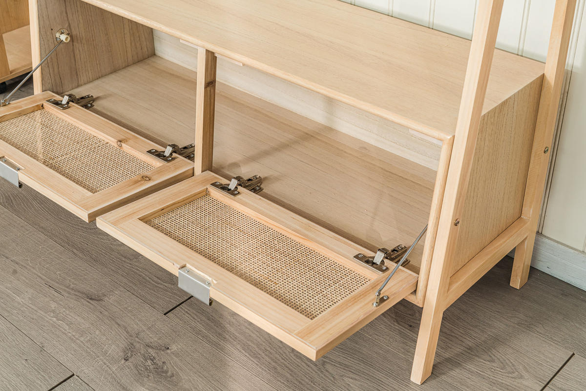 SERVIERWAGEN Holz Braun - Braun, Holz (78/79/28cm) - Nordlys