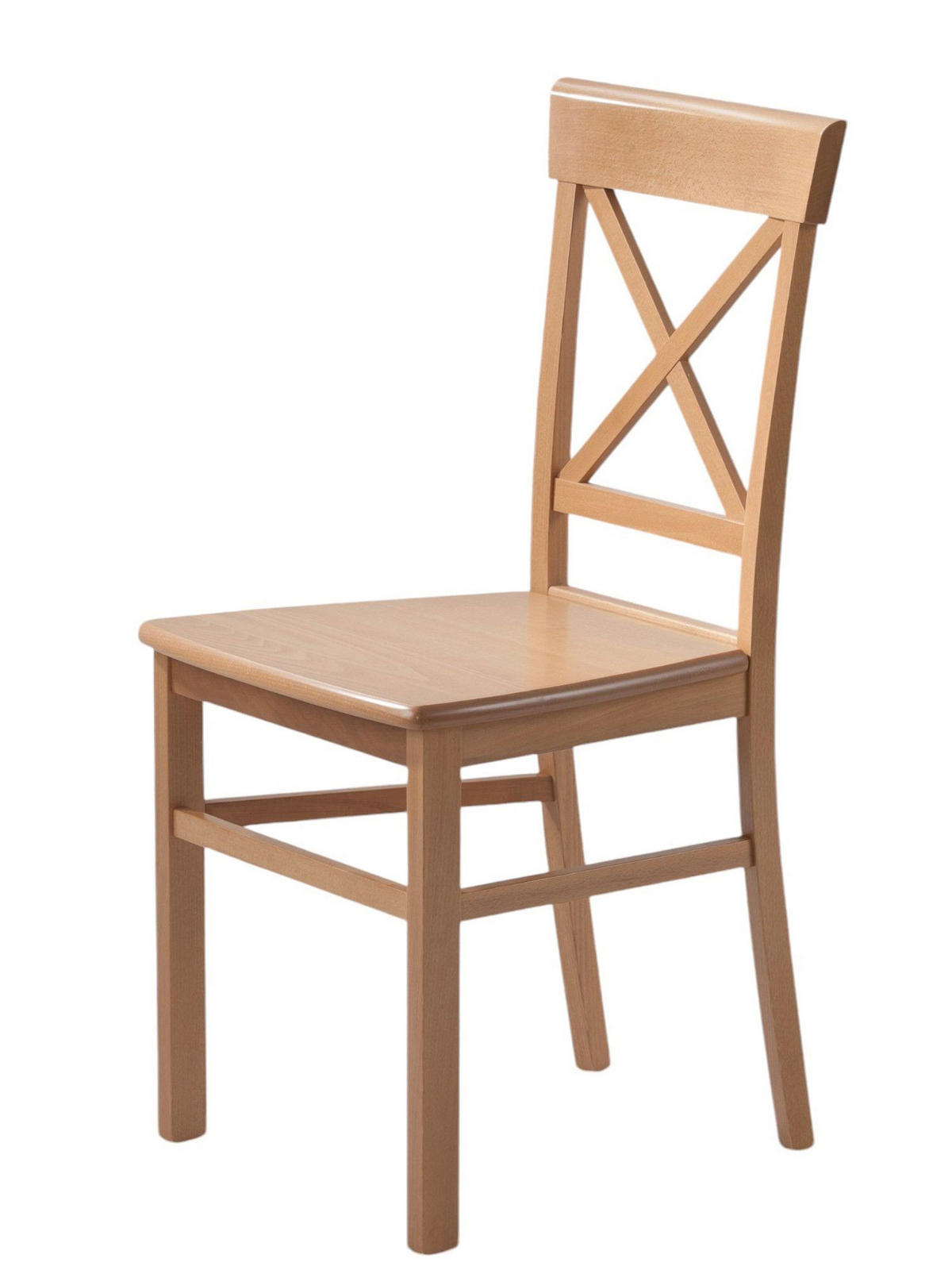 ESSZIMMERSTUHL (2er-Set) Dela aus Massivholz 44 x 51 x 93 Buche - Buchefarben, Holz (51/93/44cm) - 58aufmkessel