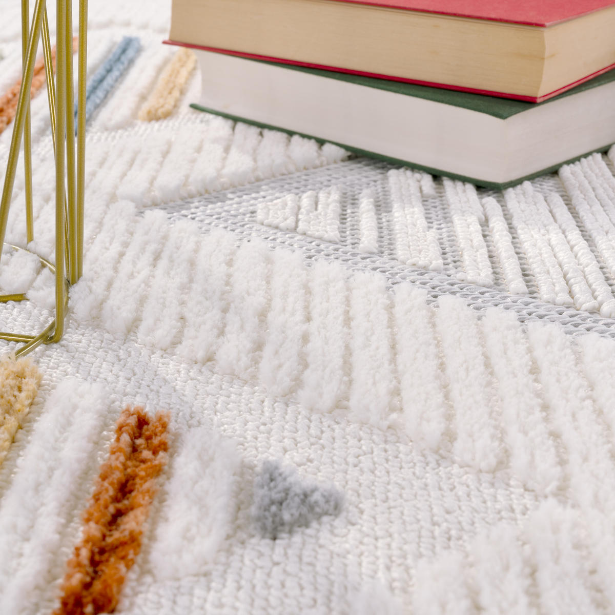 KURZFLORTEPPICH 160/160 cm Brisbane 597 - Multicolor, Textil (160/160cm) - Paco Home